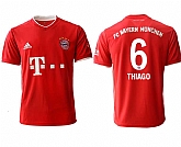 2020-21 Bayern Munich 6 THIAGO Home Thailand Soccer Jersey,baseball caps,new era cap wholesale,wholesale hats